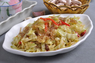 白菜炒粉条