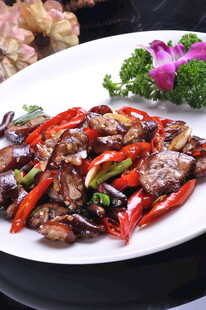 美味红椒炒牛肉片