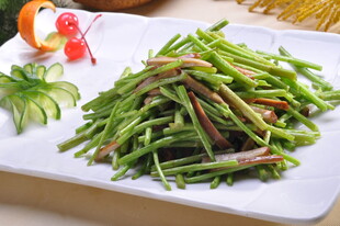 空心菜炒腊肉
