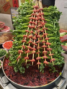 香菜牛肉串