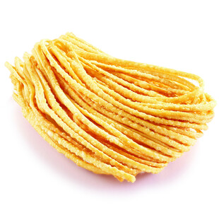 金黄色美味油炸馓子