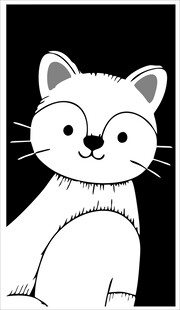 可爱卡通小猫形象