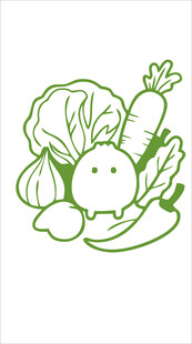 手绘蔬菜组合