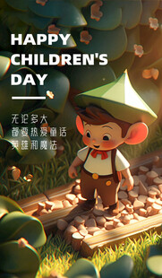 儿童节乐高小猴子创意场景