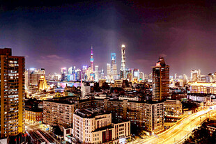 上海市区夜景