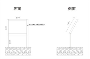 绿化告示牌