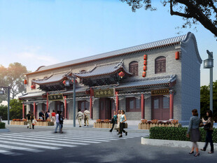 古建筑效果图
