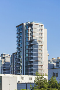 现代高层公寓建筑景观