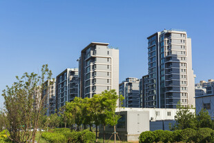 现代都市高层住宅景观