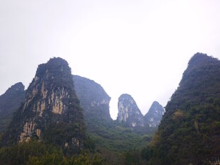 秀丽山峦景观