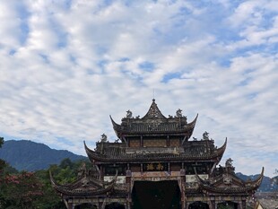 古雅中式楼阁