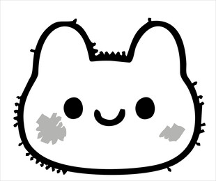 可爱卡通小猫头像
