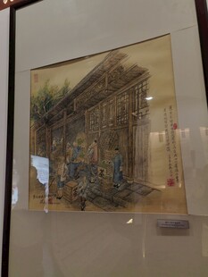 古典室内场景画作展示