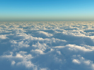 高空云海美景