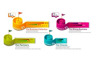 多彩创意U盘展示信息图
