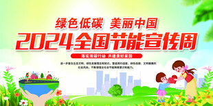 2024全国节能宣传周海报