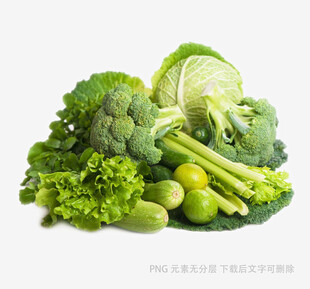 新鲜绿色蔬菜大集合