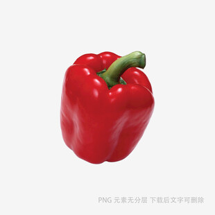 鲜红甜椒特写