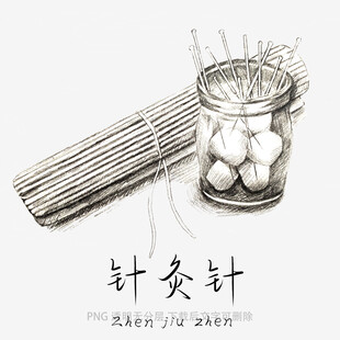 传统针灸针展示