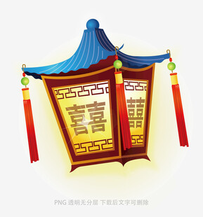 中式古典灯笼展示
