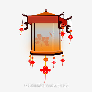 中式传统灯笼装饰图