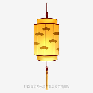 中式古风灯笼插画欣赏