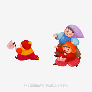 冬日亲子温馨互动场景