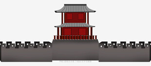 中式古建筑模型
