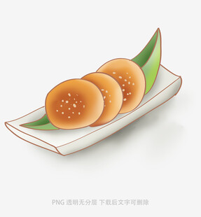 日式点心麻糬摆放在盘上
