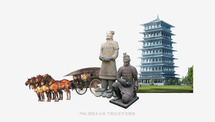 古代雕塑与建筑景观