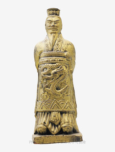 古代人物金雕像