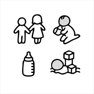 家庭与婴儿用品图标
