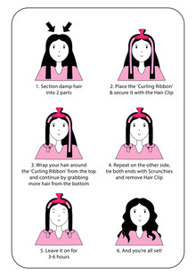 女性发型使用指南图示