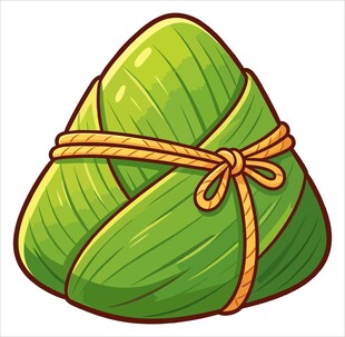 卡通风格美味粽子