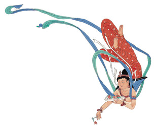 敦煌 飞天素材