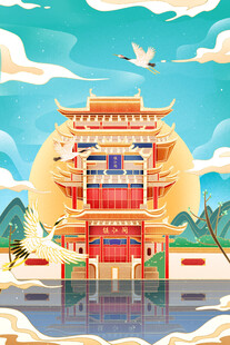 古风建筑风景图