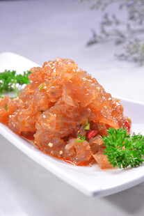 美味凉拌海蜇头