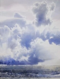 风景水彩画