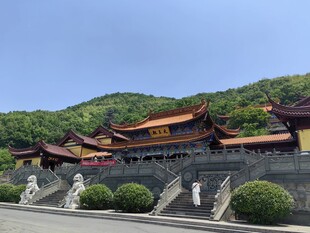 中式古建庙宇景观