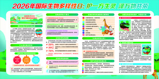 2026年国际生物多样性日展板