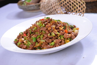美味肉末小炒