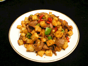 美味炒馍丁