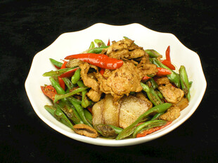 青椒炒五花肉