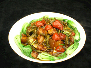 泡椒豆角烧肉