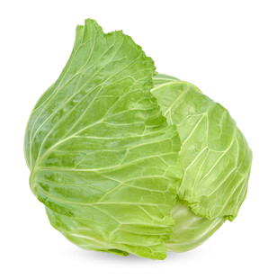 新鲜圆白菜