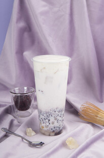 珍珠奶茶特写