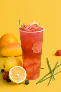 缤纷鲜果茶饮