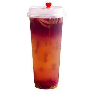 柠檬火龙果茶