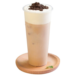 奥利奥奶盖奶茶饮品展示