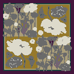 花卉图案织物设计